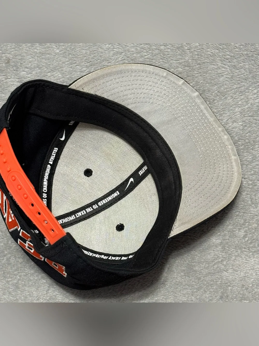Nike True Oregon State Beavers Beavs Embroidered Snapback Hat Black Adjustable